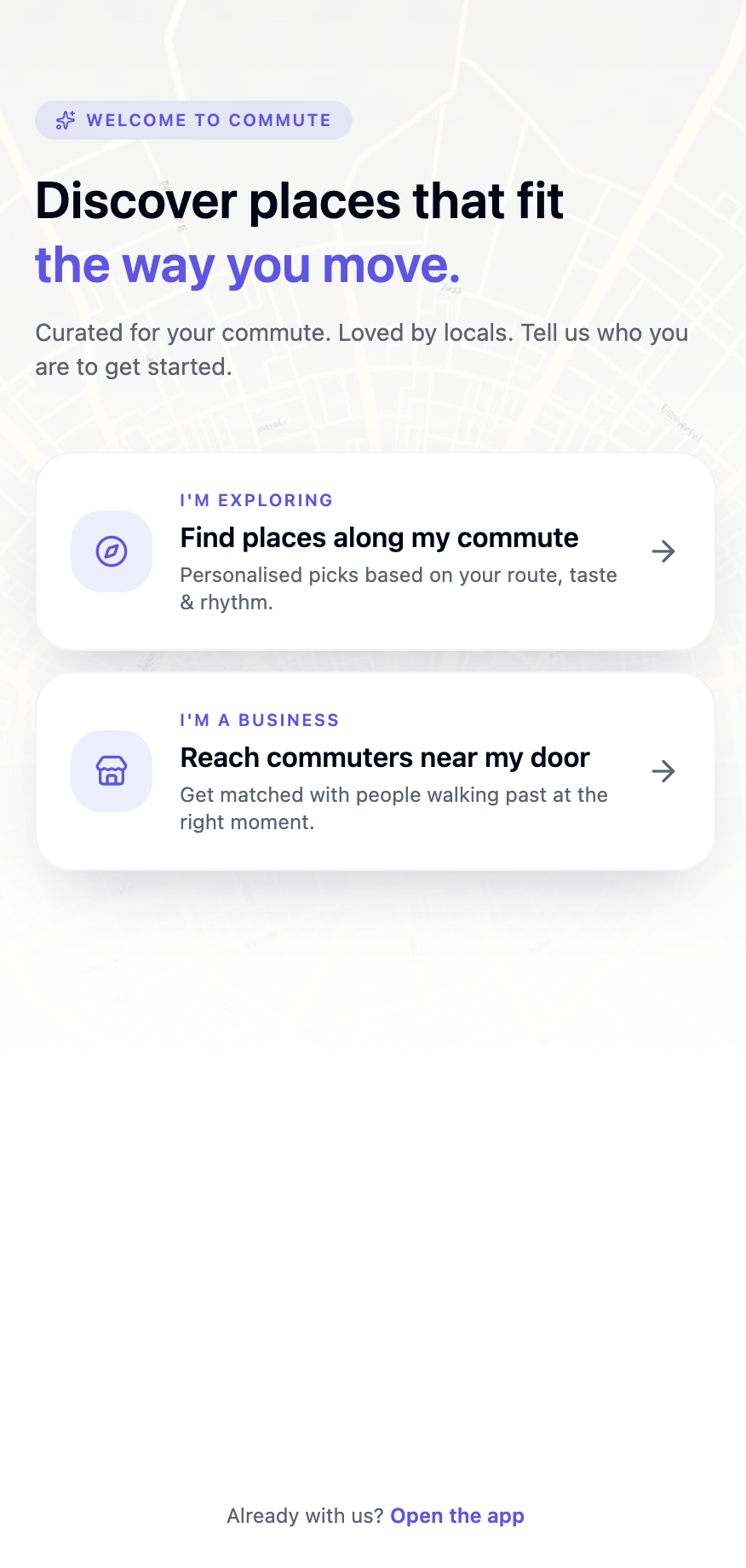 Onboarding — User & Business